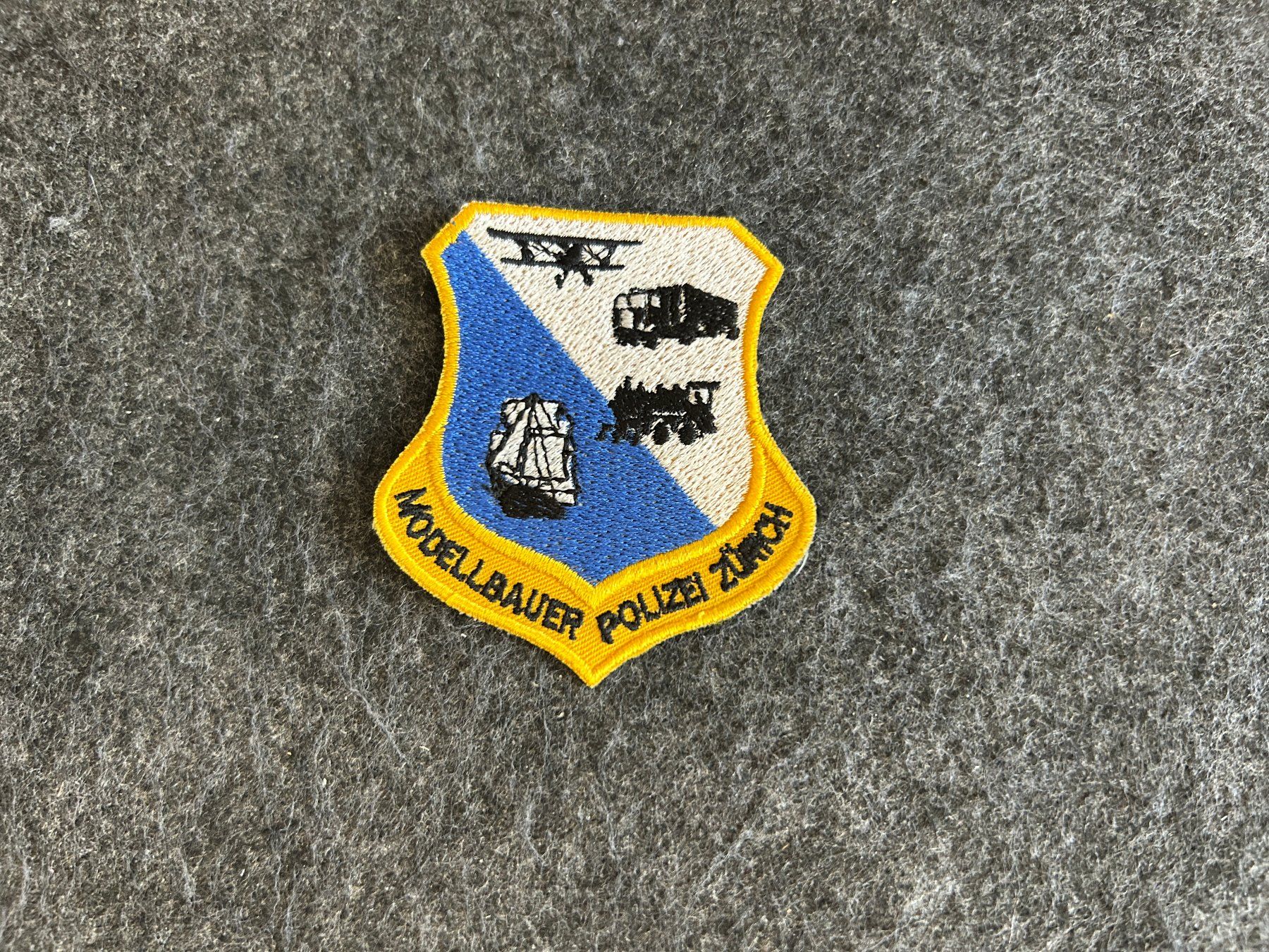 Plaketten & Abzeichen: Patch, ZH, Modellbauer Polizei Zürich – Gebraucht aus Berikon von DGC-1995