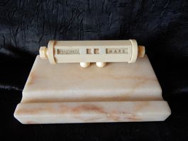 Ewiger Kalender, Tischkalender, Vintage, Bakelit/Marmor