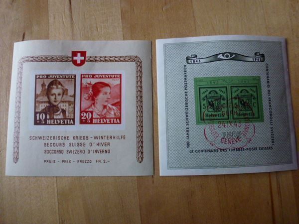 Alle Briefmarken: Lot ++ 6 Blocks ab 1937-1951 – Gebraucht aus Walkringen von Casablanca777 3