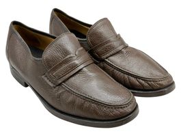 Mocassins Enrico Mandelli en cuir marron. Pointure 41