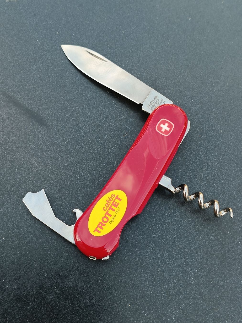 Wenger Coltelli tascabile: Sackmesser Wenger Delemont Evolution serie - Trottet Cafes – Nuovo (secondo la descrizione) da Brugg AG venduto da Ente015 2