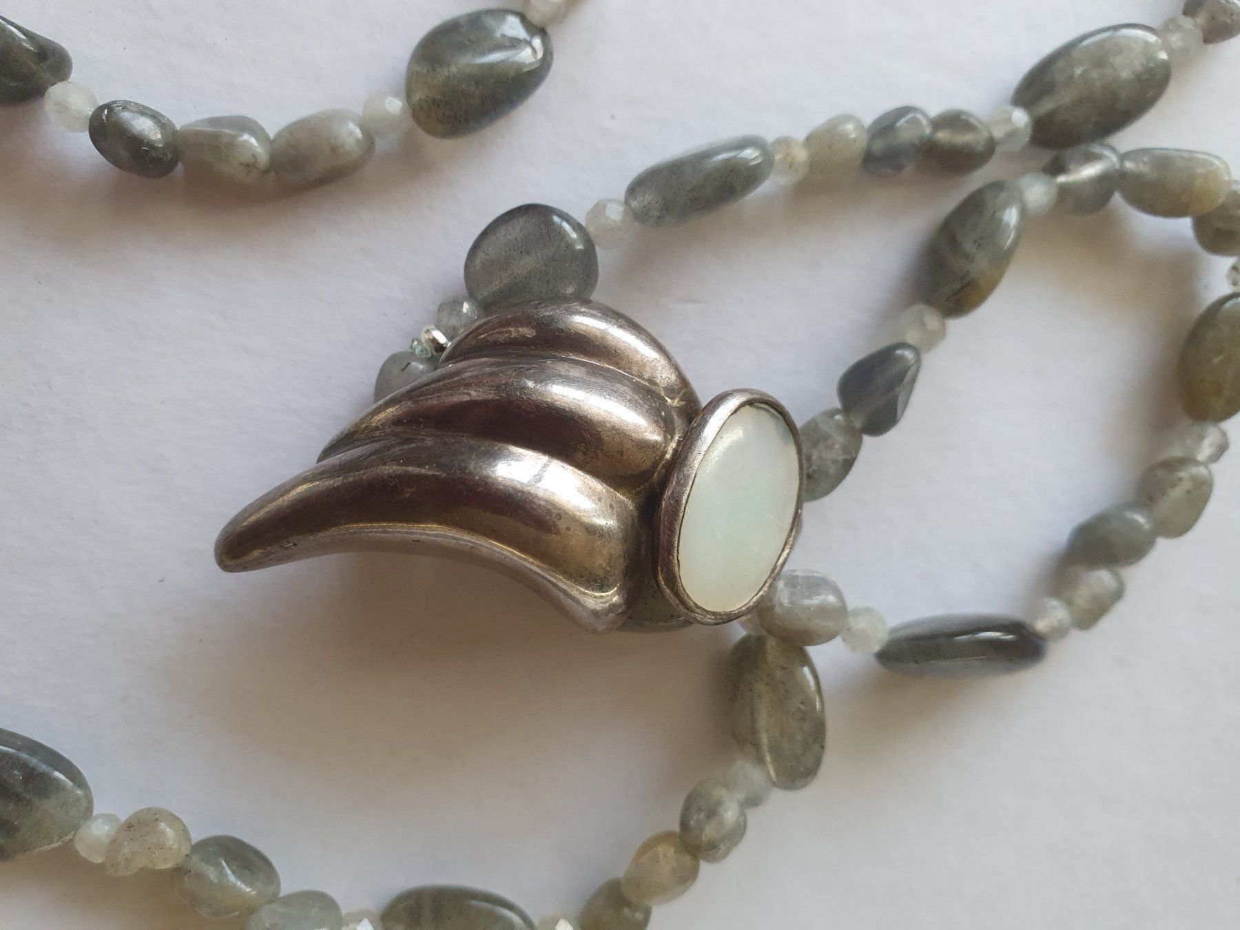 Catenine: Elegant Kette.Labradorit und Silber – Nuovo (secondo la descrizione) da Benglen venduto da Meercat3 4