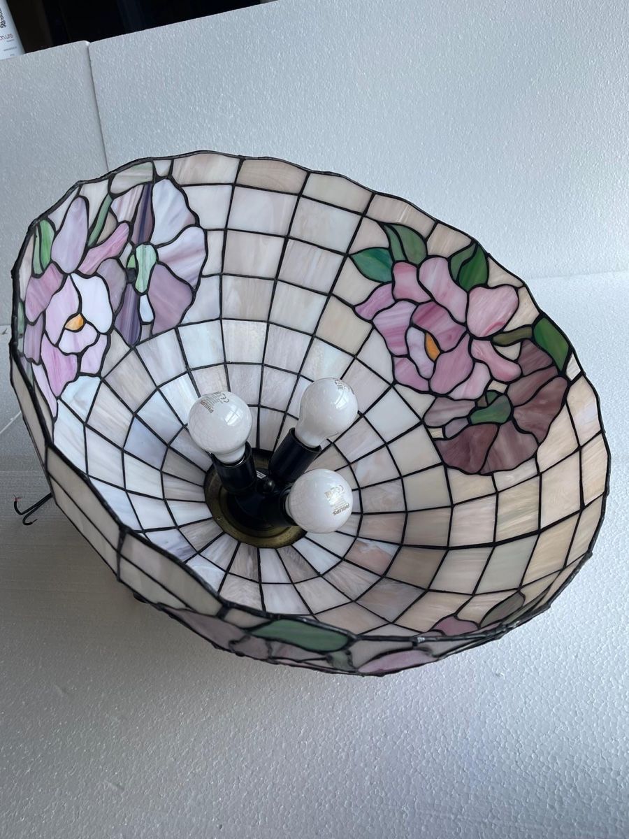 Lampadari & plafoniere: Floral Rose: Deckenleuchte im Tiffany Still – Usato da Luzern venduto da Fabian_Ni 4