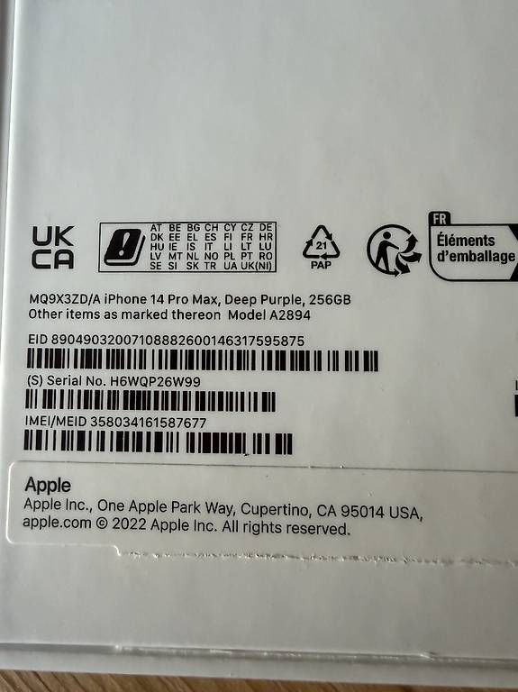 Apple Telefoni cellulari / Smartphones: IPhone Pro Max 14 (Verkauft) – Usato da Rheinfelden venduto da Daniela_76 3
