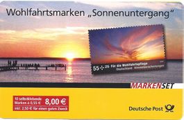 Markenset BRD Wohlfahrtsmarken Sonnenuntergang