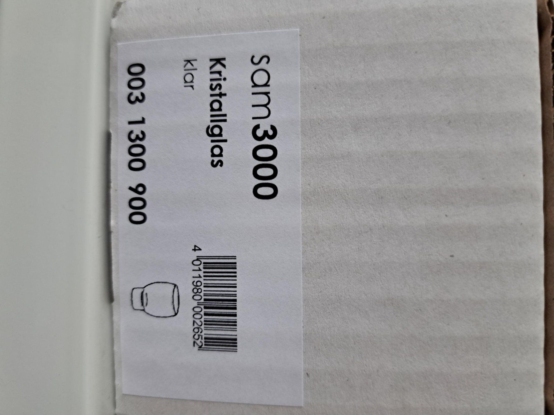 Gläser: Zahnglas SAM3000 – Neu und originalverpackt aus Hochfelden von mar_bz97