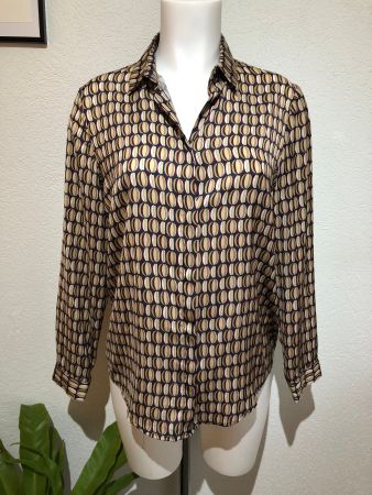 Cinque Bluse Gr. 36, neuwertig, mit Retro Muster