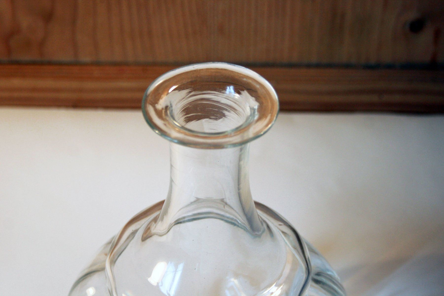 Caraffe: Antike Glas-Karaffe um 1900 / Likörflasche  mit Stopfen – Usato da Hosenruck venduto da Musikmamsell 3