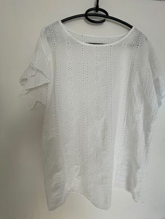 Shirt/Bluse weiss Gr. L