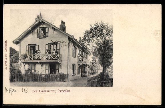 Cartoline postali: AK Yverdon, Les Charmettes – Usato da Berlin venduto da bartko-reher
