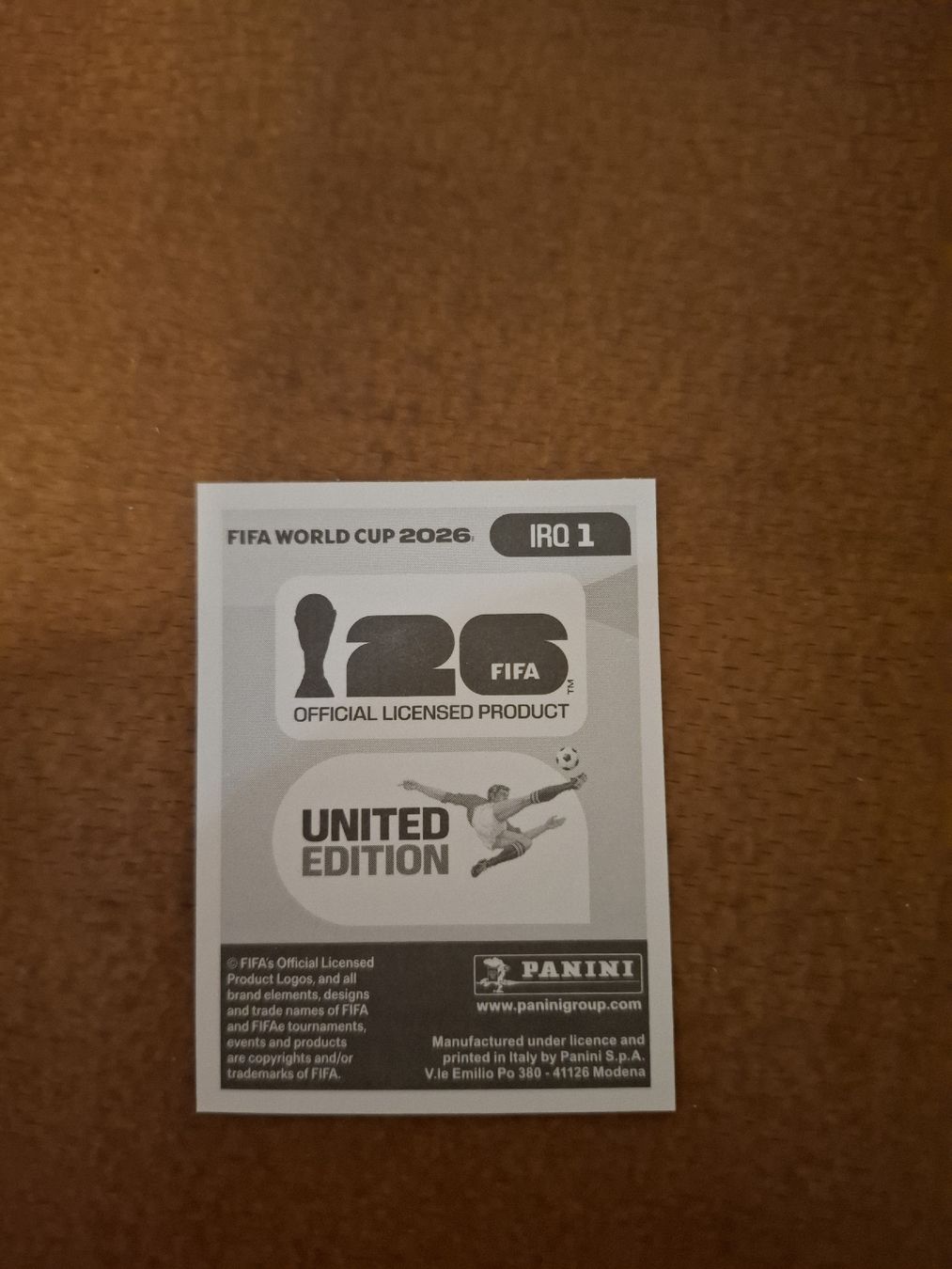 Panini Carte collezionabili: Paninibild IRQ 1 – Nuovo (secondo la descrizione) da Auw venduto da jea.12 1