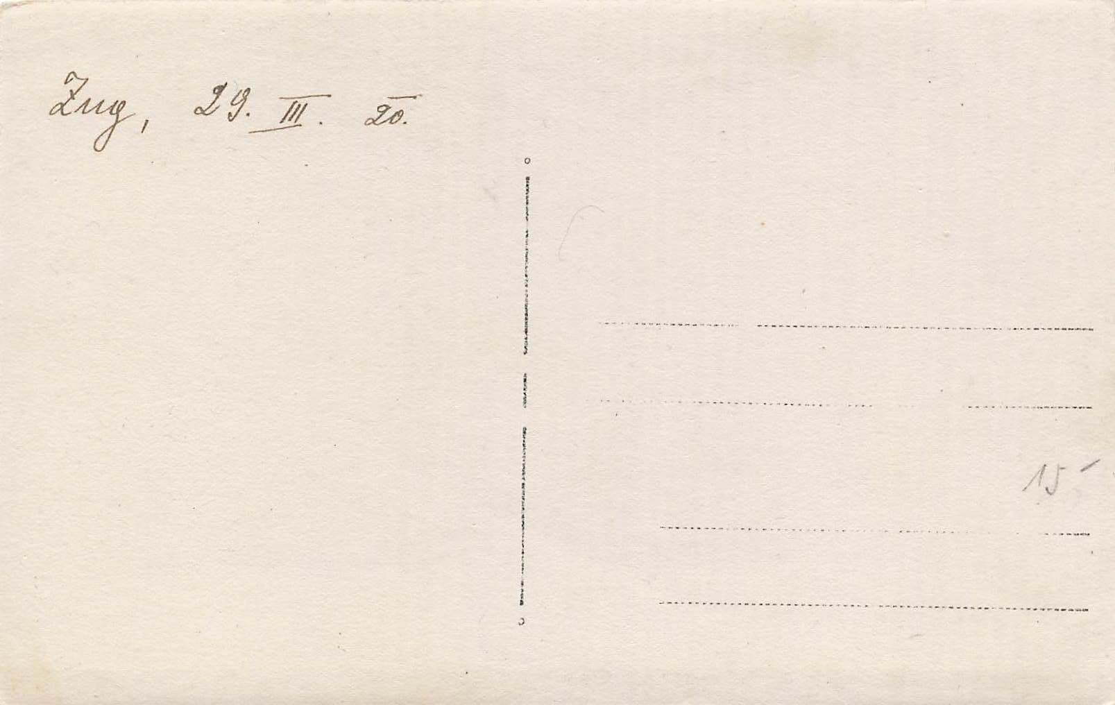 Cartoline postali: Zug – Usato da Biasca venduto da Blenio71 1