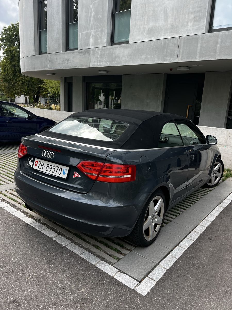 Audi Automobili: Audi A3 Cabrio 1.8 tsfi – Usato da Wetzikon ZH venduto da Jewe92
