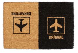 Fußmatte Kokos "Arrival Departure"