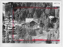 Flugaufnahme Arosa Kinderheim - Photo: 90x120mm mit Negativ