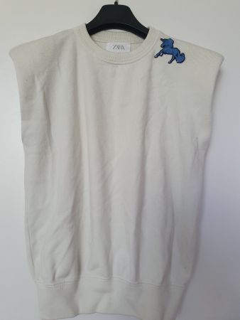 Sweatshirt ärmellos für Mädchen Zara Gr.152