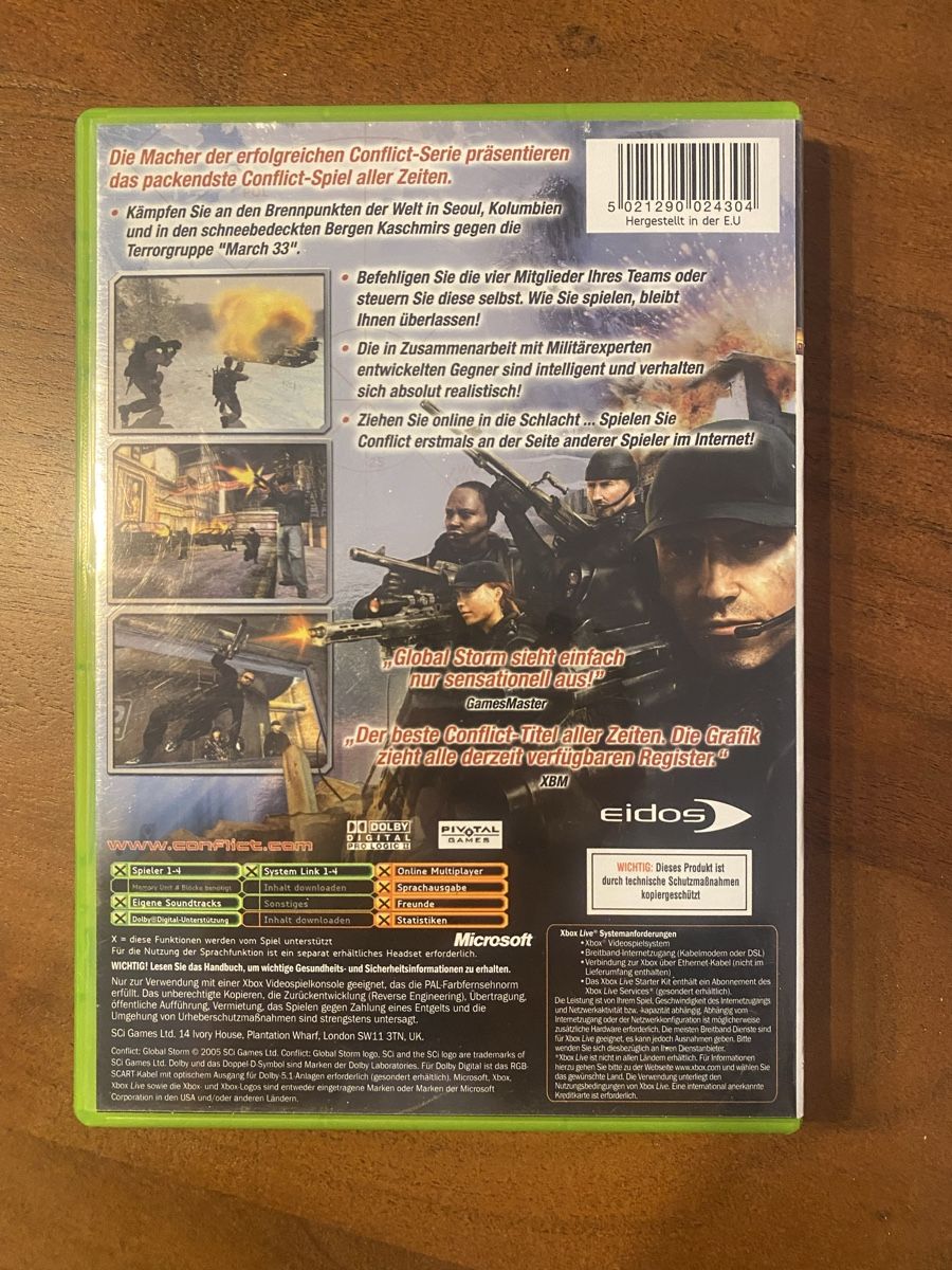 Microsoft Spiele: Conflict: Global Storm für Xbox – Gebraucht aus Thunstetten von Virus_33 2