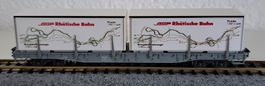RhB Container Wagen Albula Grüsch Preda Spur N Kato