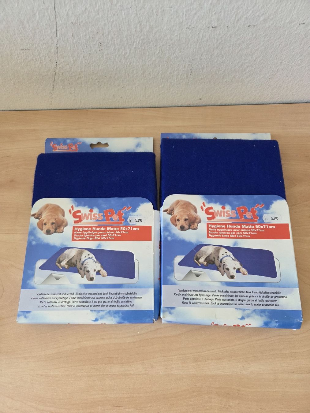 Swisspet Cucce & Letti: 2er Set Hygiene Hundematten Neu – Nuovo e nell'imballaggio originale da Winterthur venduto da katzen07