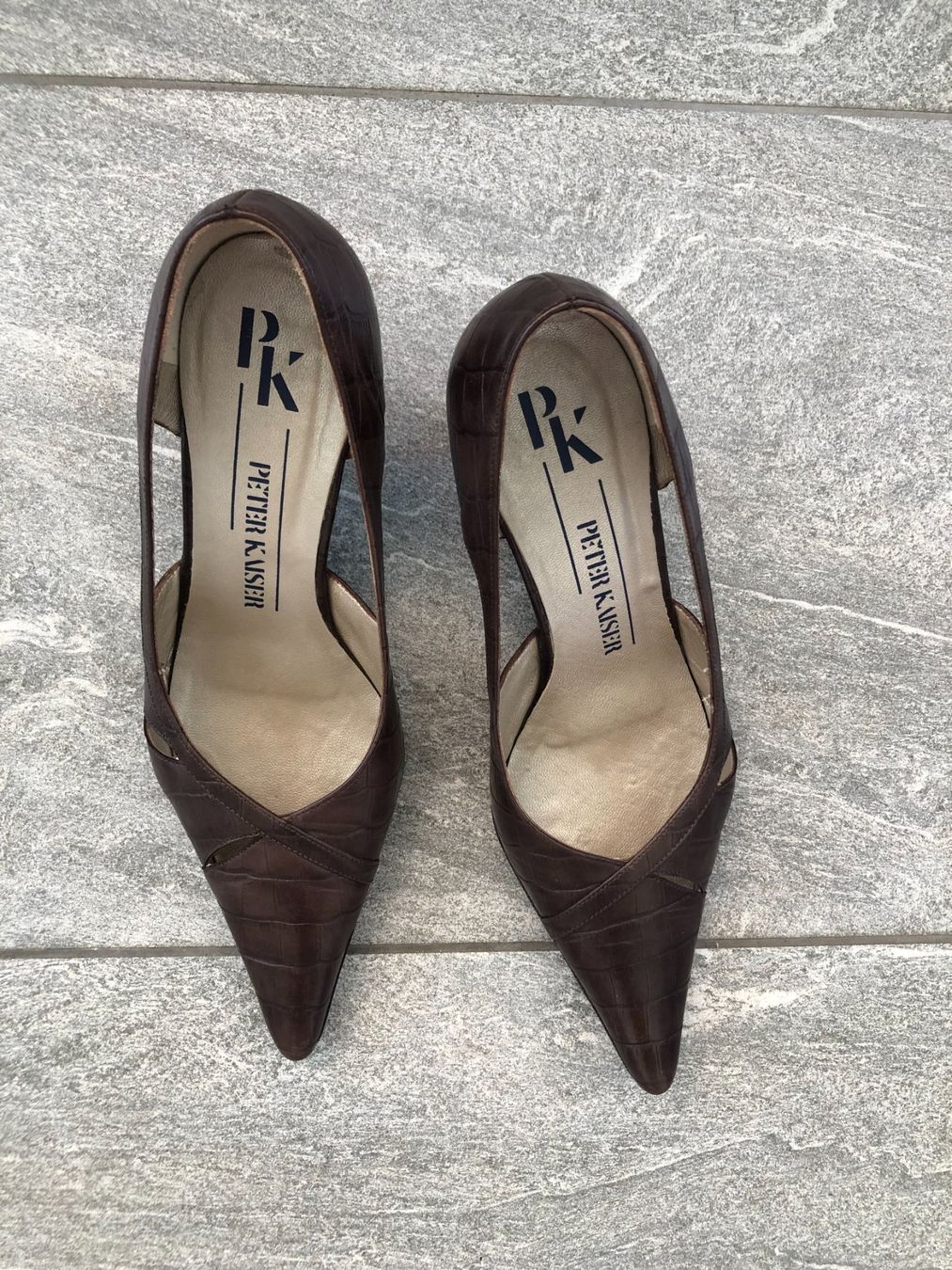 Kaiser Scarpe da donna: Elegante Peter Kaiser Pumps aus Leder – Usato da Baar venduto da alexisbeads 1