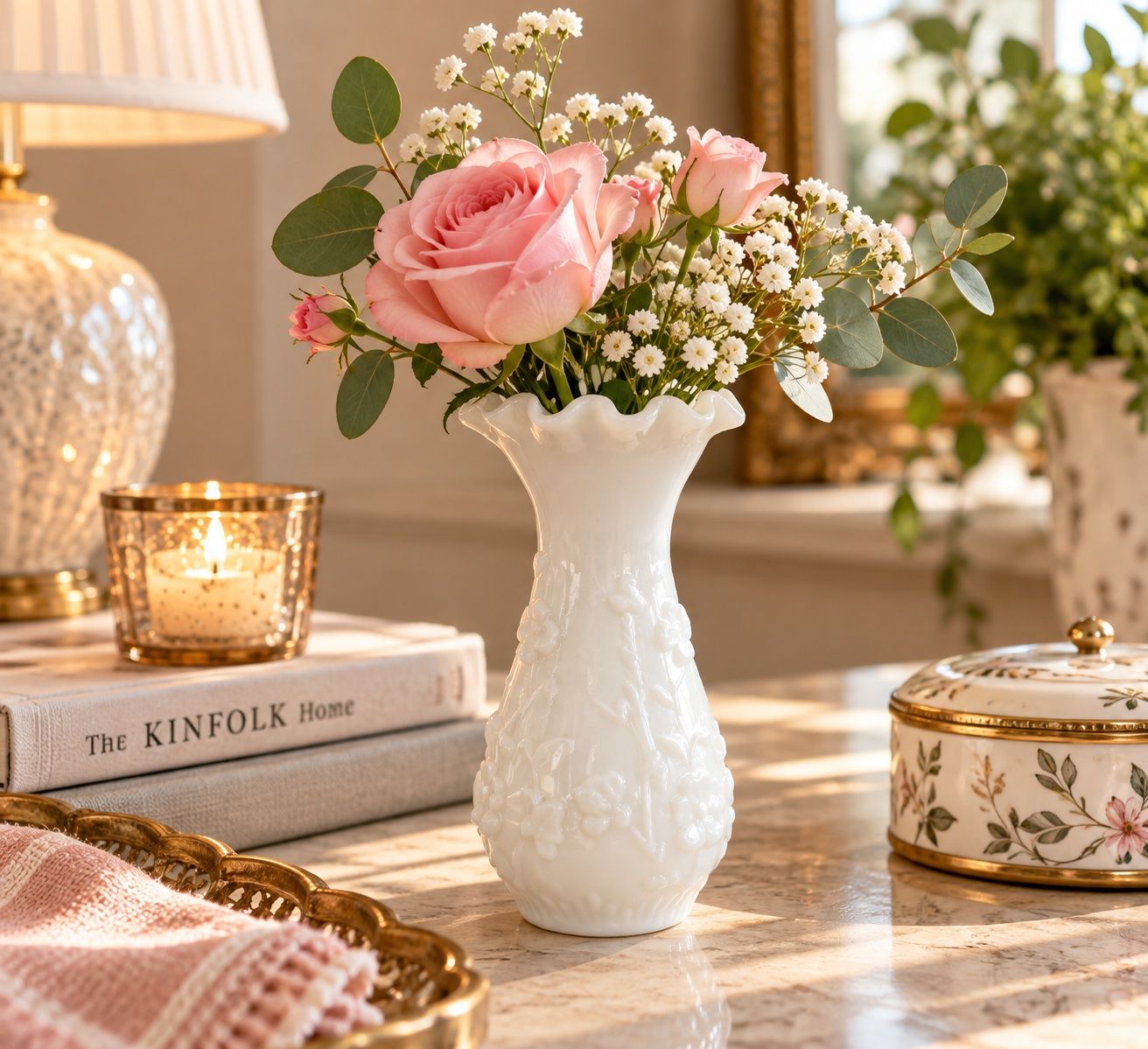 Vasen & Gefässe: Michglas Vase voller Nostalgie – Gebraucht aus Bassersdorf von rek_x2gl