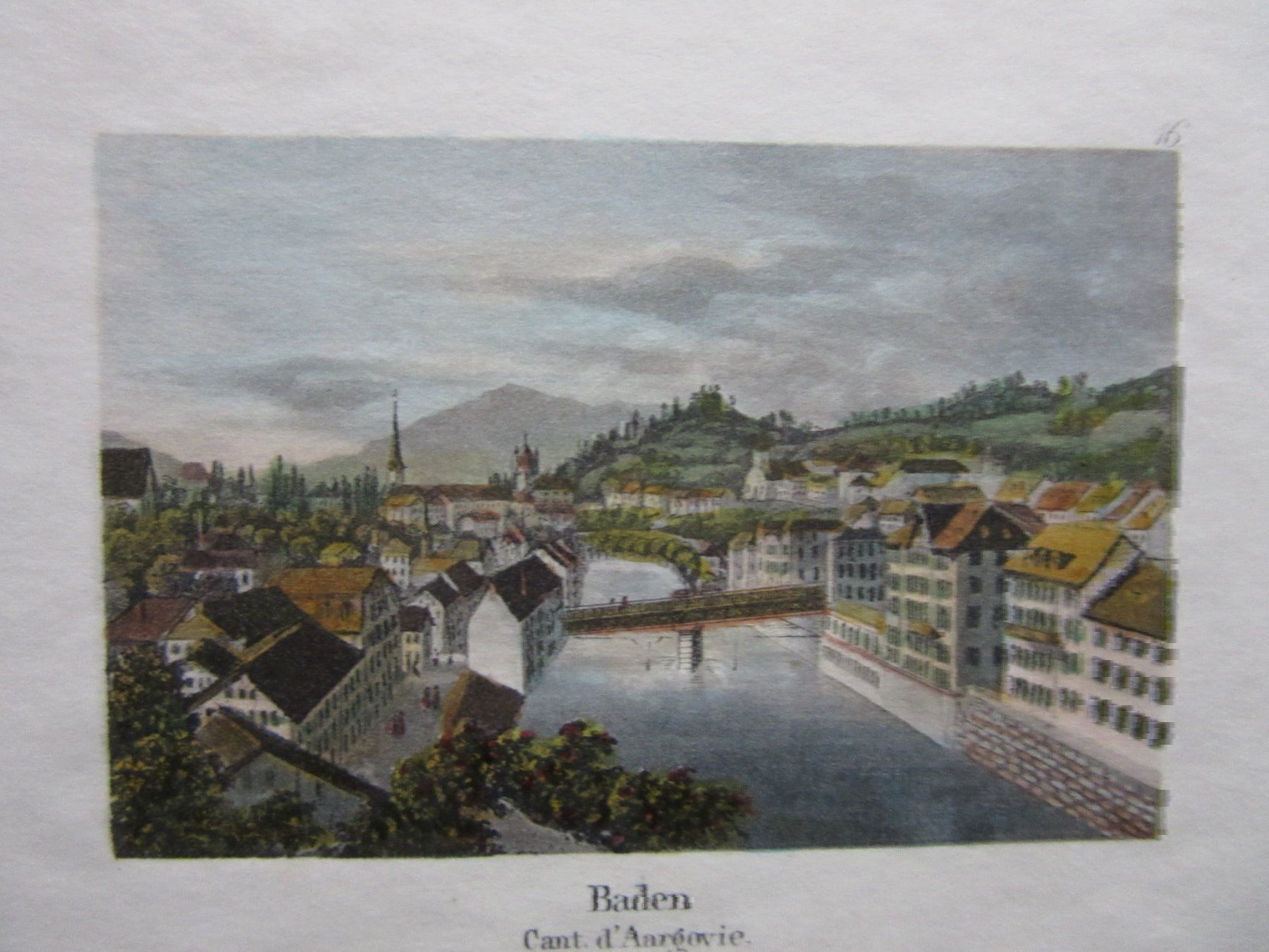 Incisioni: BADEN  AQUATINTA – Usato da Gersau venduto da grafik-kunst