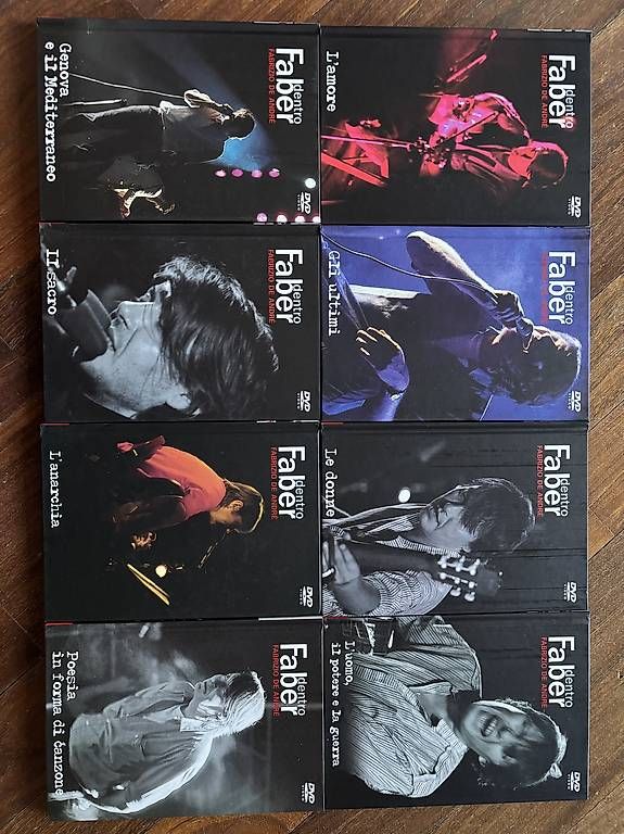 Tutti i DVDs: 8 DVD Dentro Faber - Fabrizio De André – Usato da Viganello venduto da 597_k72f 3