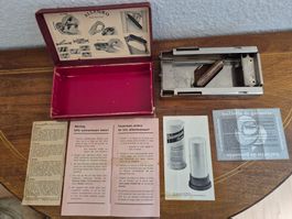 Vintage Allegro Rasierklingen Haare Coiffeur Friseur Salon