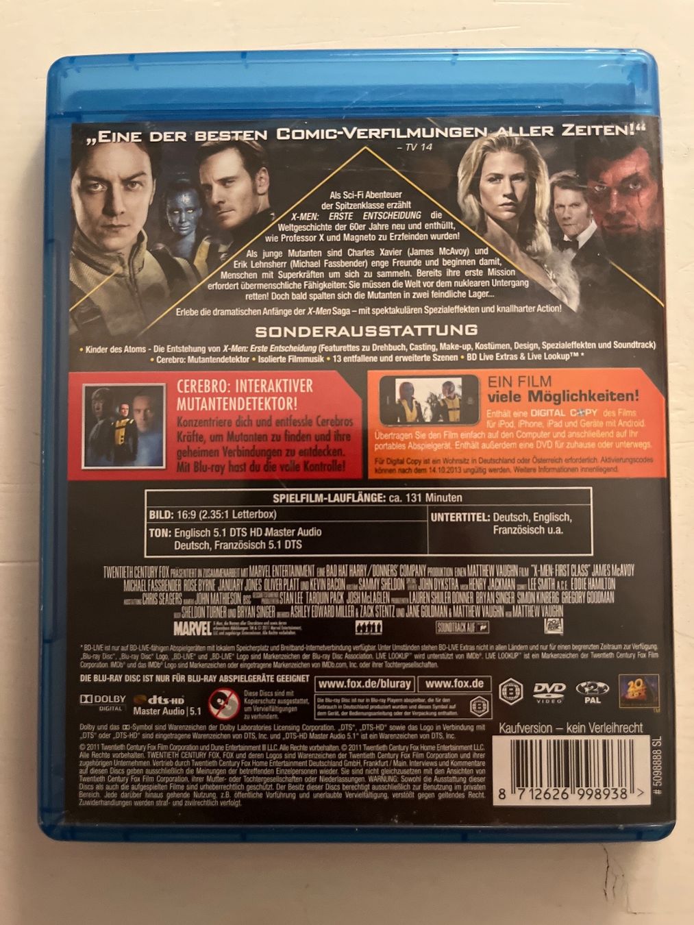 Tutti i DVDs: Marvel: X-MEN Erste Entscheidung (2011) - Blu-ray – Nuovo (secondo la descrizione) da Sierre venduto da black.box 1