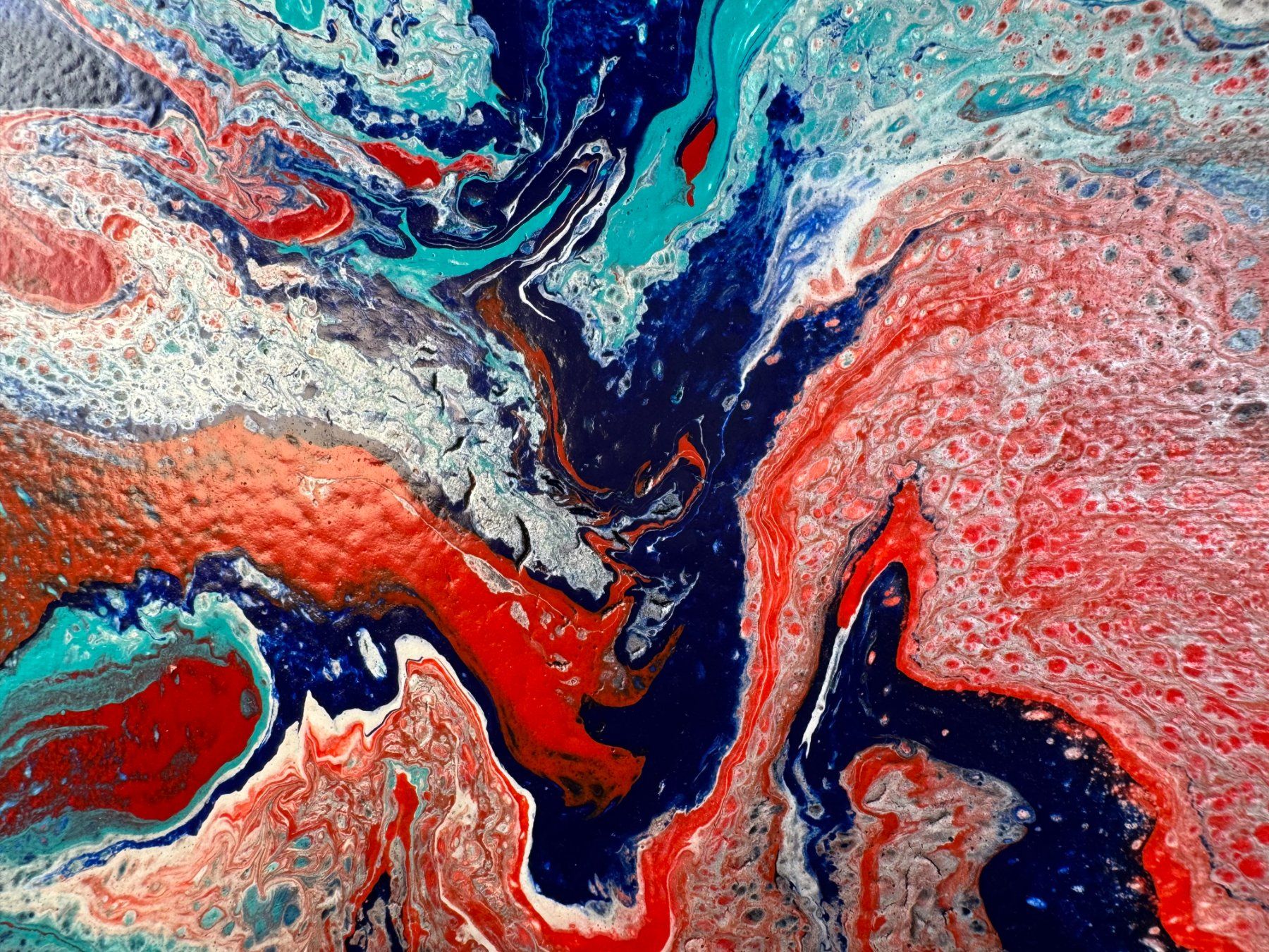 Dipinti: Acryl-Flüssigkeitsmalerei, rechteckig – Usato da Schlieren venduto da MayaSheng1983 1