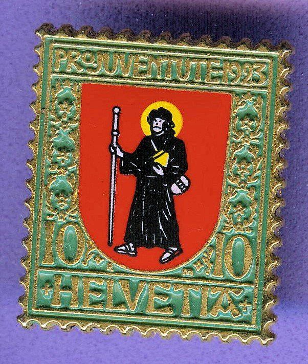 Placchette & Badge: PTT  Pro Juventute 1923  GLARUS – Usato da Winterthur venduto da Sammleroase