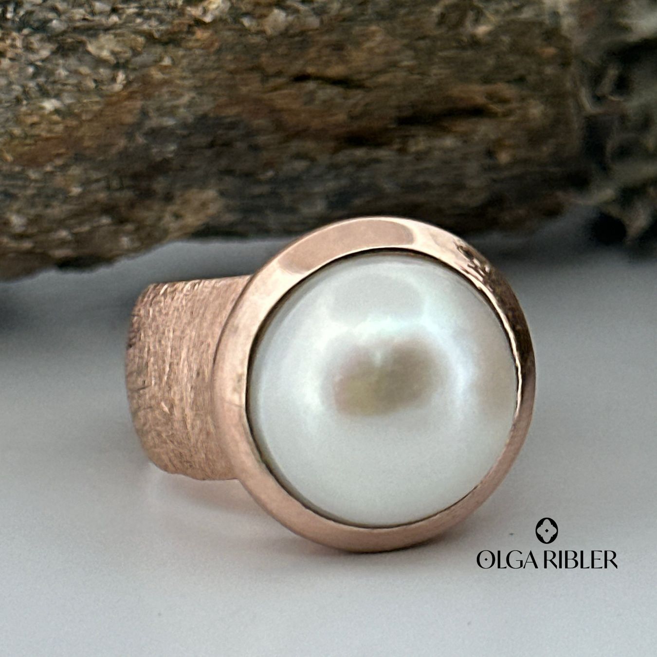 Olga Ribler Anelli: Unikate Silber Ring 925 mit Perle Grösse 55 – Nuovo (secondo la descrizione) da Luzern venduto da Schmuckoutlet