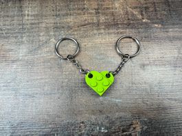 Lego Herz Freundschafts Liebes Anhänger Schlüsselanhänger