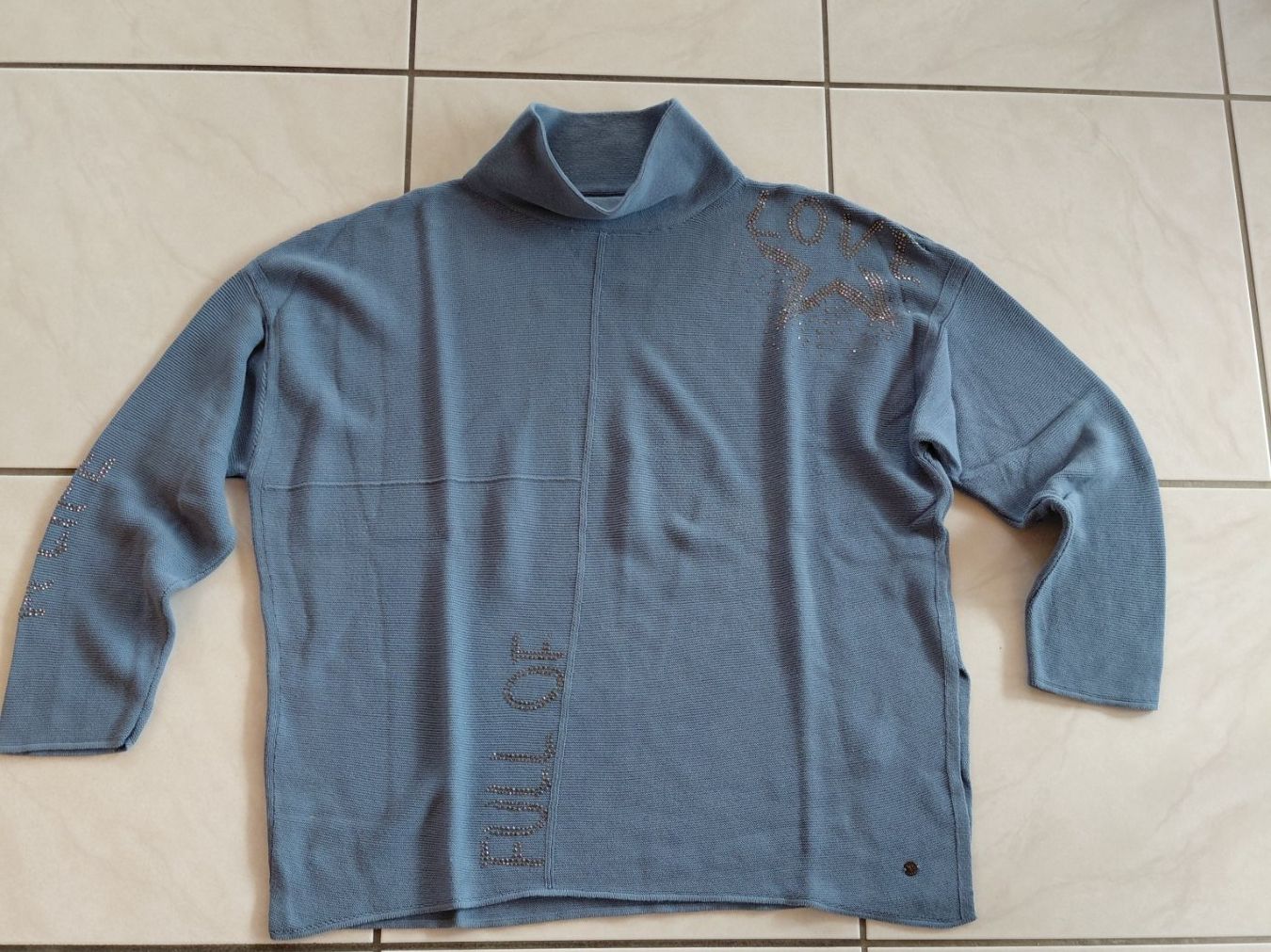 Monari Maglioni & Felpe: Damen Monari Pullover blau mit Strasssteinen Grösse 46 – Usato da Winistorf venduto da acreativ4