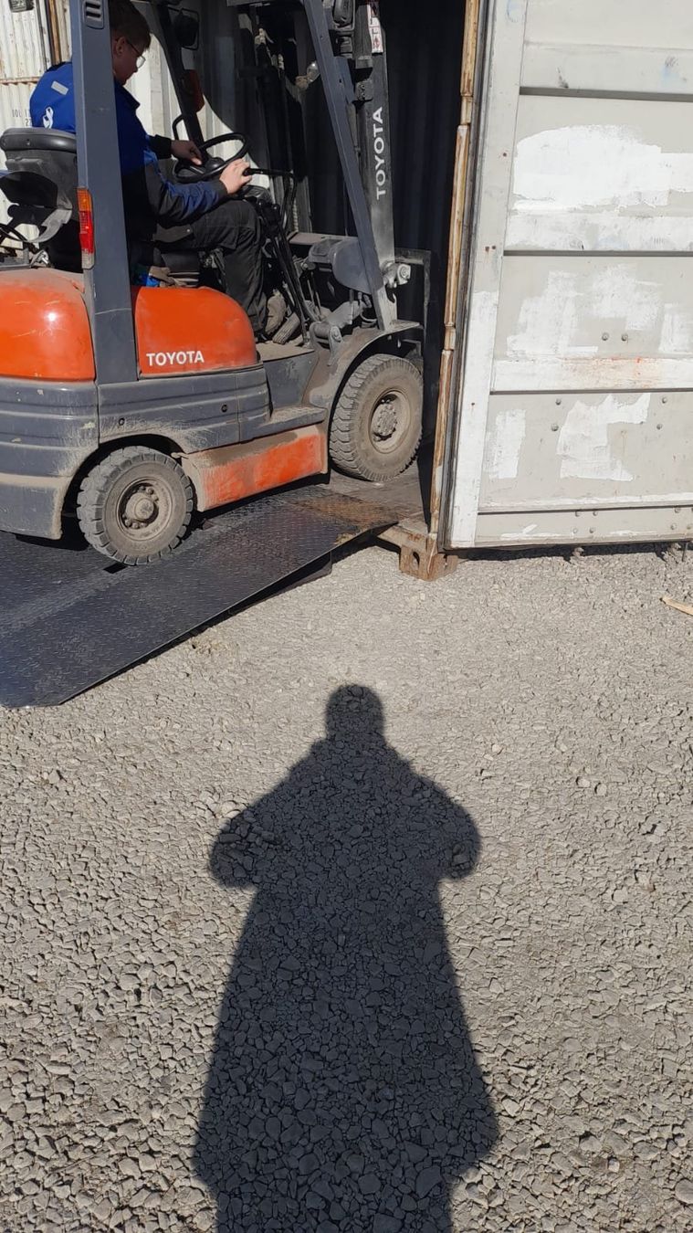 Rampe di accesso: Stahlrampe Rampe Containerrampe Schwerlastrampe Auffahrampe – Nuovo (secondo la descrizione) da Hamburg venduto da inf_r2kx 1