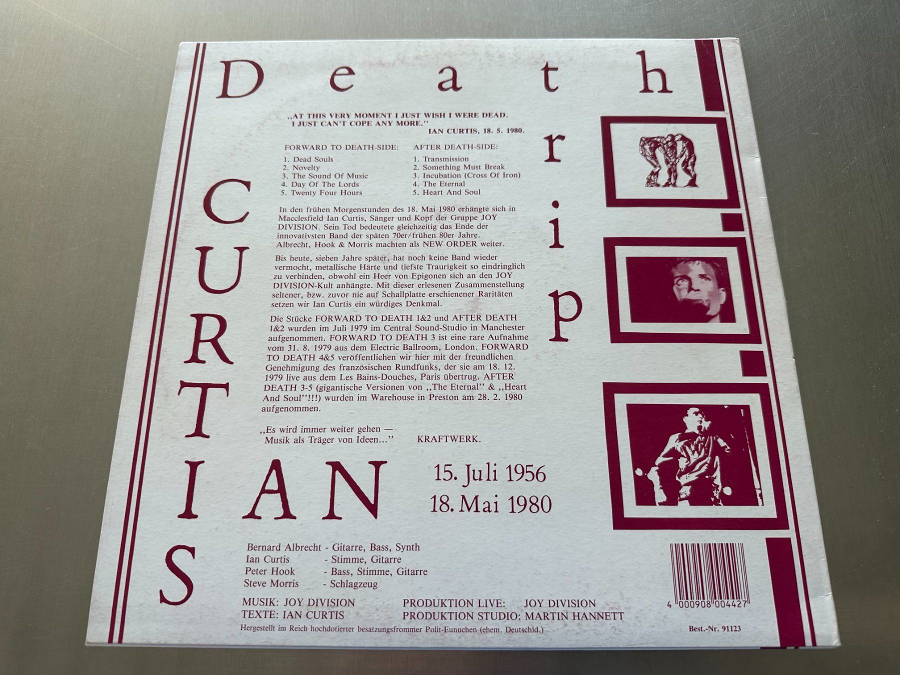 Schallplatten: JOY DIVISION LP DEATH TRIP – Gebraucht aus Sion von jaipur1401 1