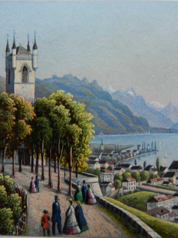 Gravures: Vevey cdv von Dikenmann – D'occasion à Risch par Rischli15 5
