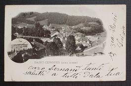 AK Dorfpartie SAINT-CERGUE 1904