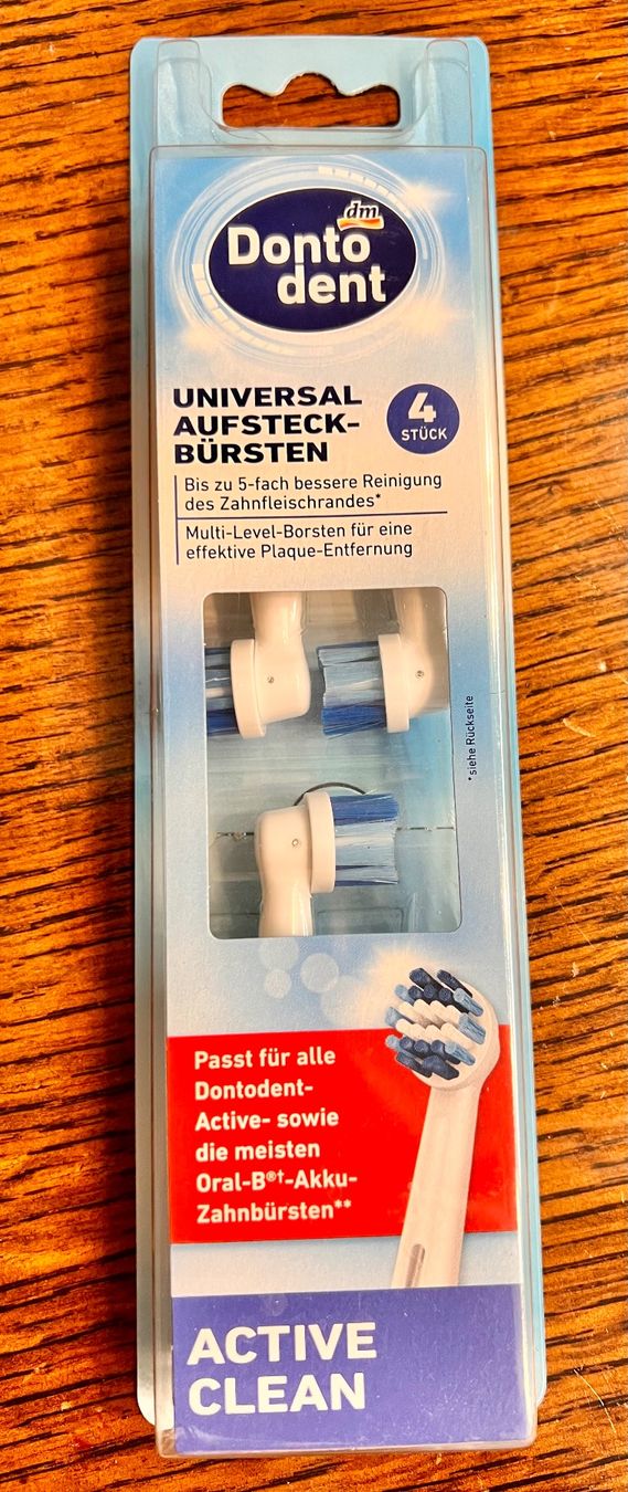 Autres articles pour la maison: Dontodent Universal Aufsteckbuersten Active Clean 3St. – D'occasion à Winkel par Tilivika