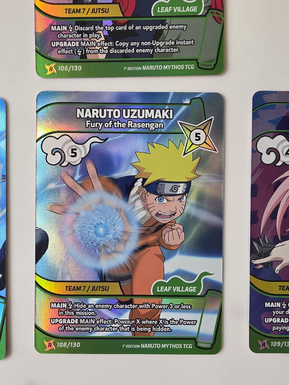 Cartoline: Naruto Mythos TCG Karten Set - Team 7! – Nuovo (secondo la descrizione) da Wallisellen venduto da sTeeGoo_ 2