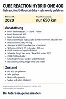 Fast Neu ! CUBE REACTION HYBRID ONE 400