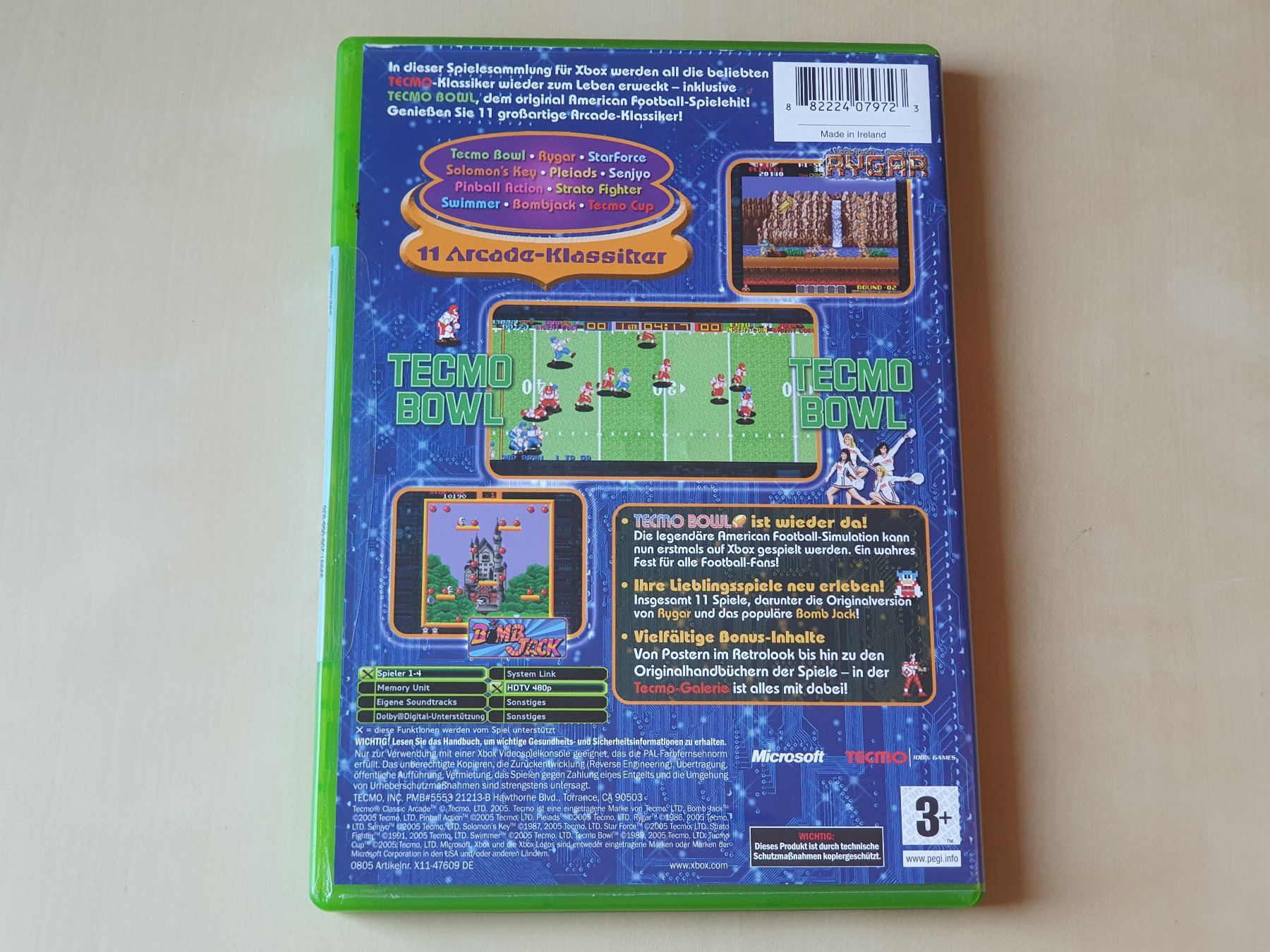 Microsoft Giochi: Tecmo Classic Arcade – Usato da Stansstad venduto da collectorsshop 1