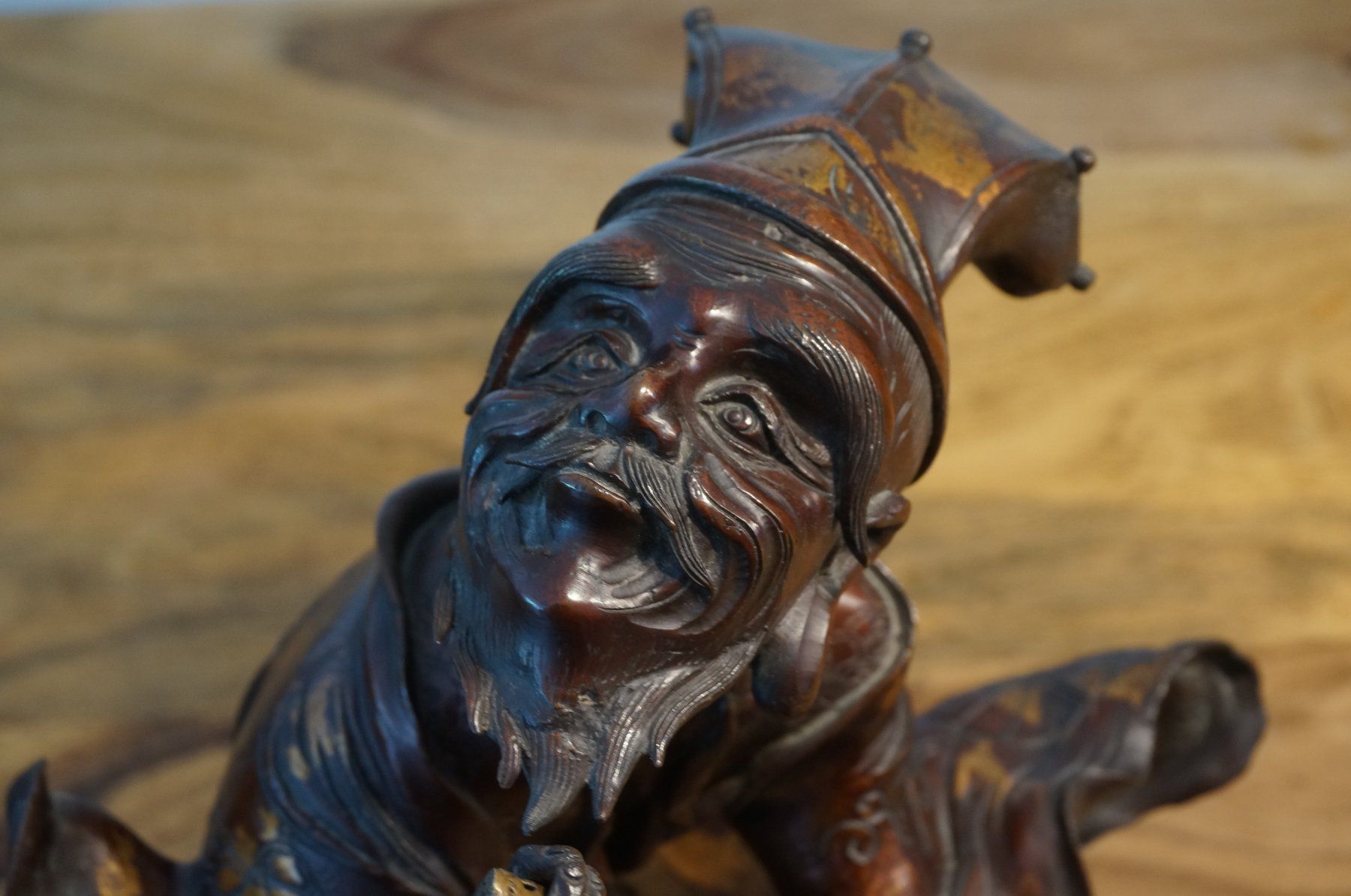 Skulpturen & Statuen: Japanisches Bronze-Okimono Edo- oder Meiji-Periode – Gebraucht aus Spreitenbach von Salesmanship 9