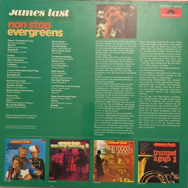 Vinyles: 6x LPs James Last – D'occasion à Grüningen par azulgrisvinyl 4