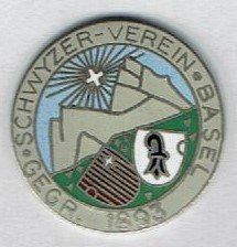 Plaquettes & Badges: Schwyzer Verein Basel – D'occasion à Hinterkappelen par Schampus