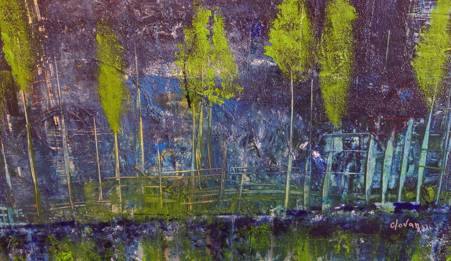 Tableaux: Gemälde, Acrylbilder, Abstrakte Kunst, Schweiz – D'occasion à Neuhausen par MonoCeros 5
