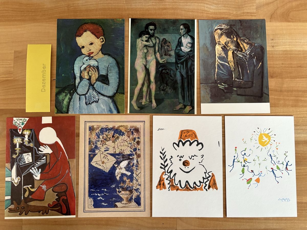 Cartoline postali: AK mit Kunst von Picasso – Usato da Rümlang venduto da Kartenpost1