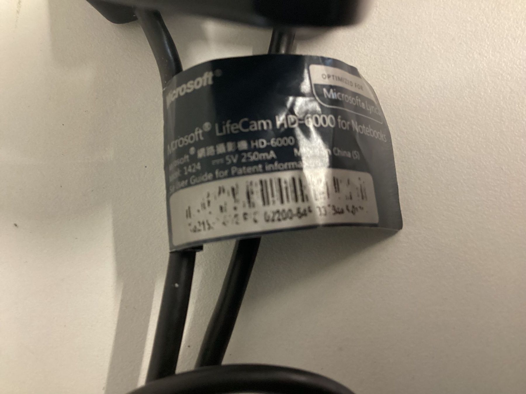 Microsoft Webcam: Microsoft LifeCam HD-6000 Webcam Notebook USB - Wiitergäh – Usato da Zug venduto da GGZatWork 2