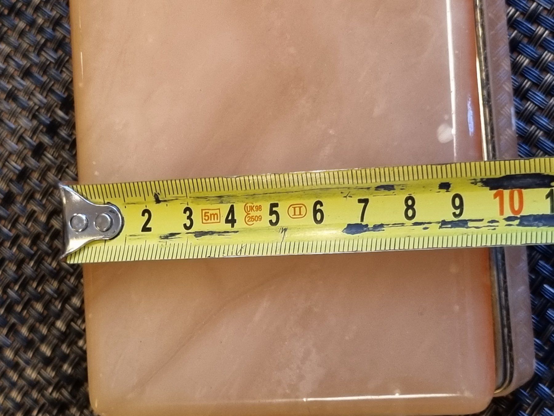 Behälter & Ähnliches: Vintage Onyx Alabaster Schatulle mit Metallrand – Gebraucht aus Scharnachtal von devin03 7