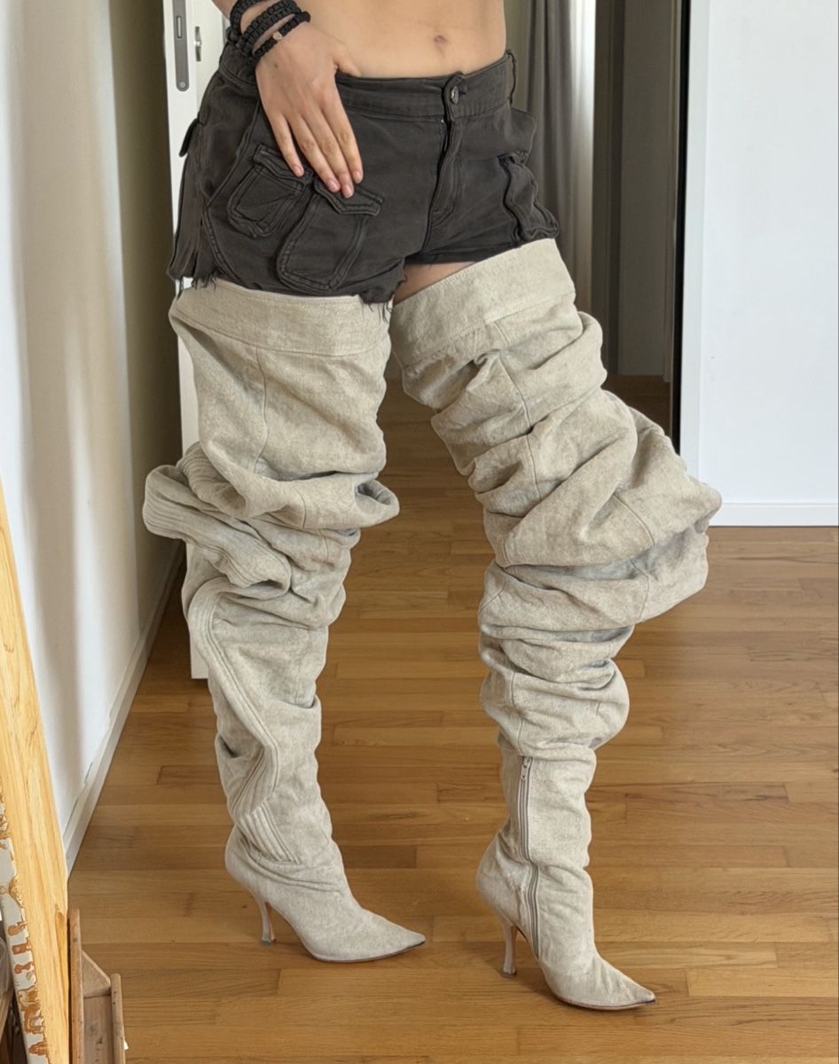 Scarpe da donna: Y/project Thigh High boots heels – Usato da Mellingen venduto da arf_5656